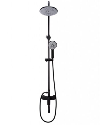 REA REA - Sprchový set s batériou 150mm VERSO čierna REA-P9145