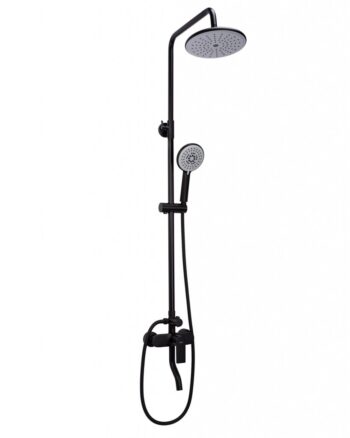 REA REA - Sprchový set s batériou 150mm VERSO čierna REA-P9145