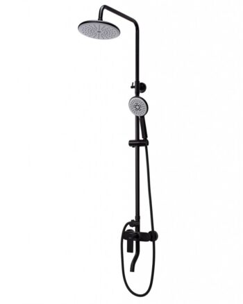 REA REA - Sprchový set s batériou 150mm VERSO čierna REA-P9145