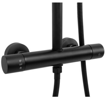 REA REA - Sprchový set s termostatickou batériou 150mm VINCENT čierna REA-P6600