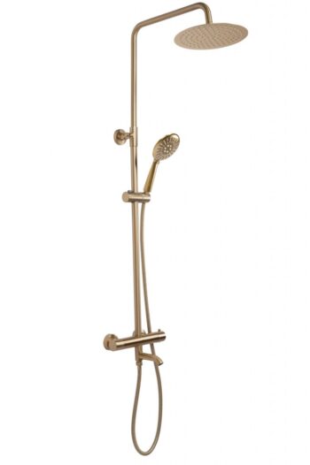 REA REA - Sprchový set s termostatickou batériou 150mm s výtokom Lungo zlatá kartáčovaná REA-P6604