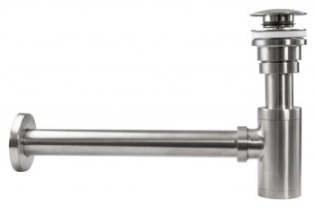 REA - Sifón click-clack BRUSH NICKLE INOX REA-A4400