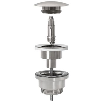 REA - Sifón click-clack BRUSH NICKLE INOX REA-A4400