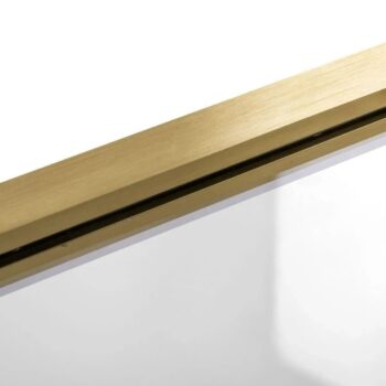 REA - Skladacia vaňová zástena Agat-3 120 BRUSH GOLD REA-W2501