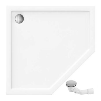 REA - Sprchovací kút DIAMOND 90x90 BRUSH GOLD Bez sprchovej vaničky REA-K6506