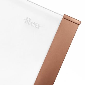 REA - Sprchovací kút SOLAR - Copper Brush 90x90 Bez sprchovej vaničky REA-K9512