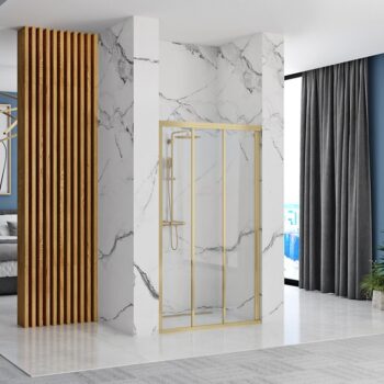 REA - Sprchové dvere Alex 90 Gold Brush REA-K2506
