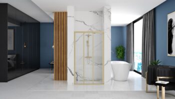 REA - Sprchové dvere Alex 90 Gold Brush REA-K2506