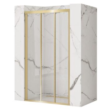 REA - Sprchové dvere Alex 90 Gold Brush REA-K2506