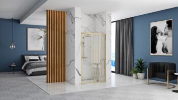REA - Sprchové dvere Alex 90 Gold Brush REA-K2506