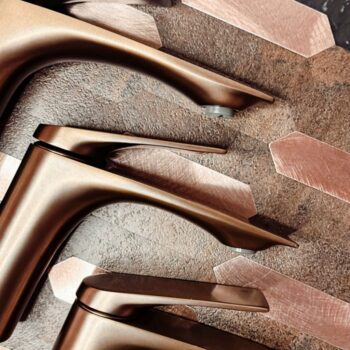 REA - Umývadlová batéria AVALON Copper Brush High REA-B0493