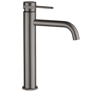 REA - Umývadlová batéria Lungo Grip - Gun Grey, vysoká REA-B8779
