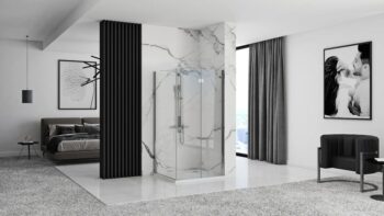 REA/S - Sprchová kabína Molier Chrom 90x80 KPL-K1539