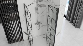 REA/S - Sprchovací kút MOLIER 80x80 KPL-K8537