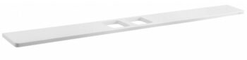 SAPHO - ABELINE polica Rockstone 1000, 2 otvory, biela mat AB102-0101