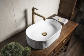 SAPHO - BEBÉ stojanková umývadlová batéria vysoká, predĺžená hubica, bronz BB007/18