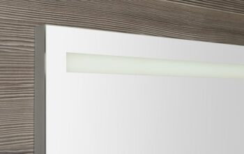 SAPHO - BRETO zrkadlo  s LED osvetlením a policou 80x60,8cm BT080