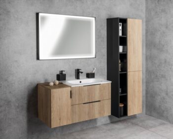 SAPHO - CIRASA umývadlová skrinka 58x54x39cm, dub Alabama CR592-2222