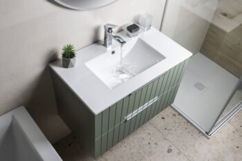 SAPHO - CIRASA umývadlová skrinka 69,8x52x46cm, verde strip CR701-4444S