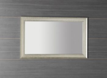 SAPHO - CORONA zrkadlo v drevenom ráme 62,8x102,8cm, šampaň NL721