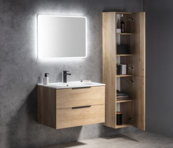 SAPHO - ESPACE skrinka 35x172x32cm, 2x dvierka, ľavá/pravá, dub alabama strip ESC230-2322