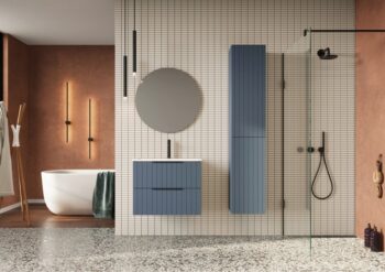 SAPHO - ESPACE skrinka 35x172x32cm, 2x dvierka, ľavá/pravá, siena strip ESC230-4242S
