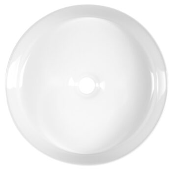 SAPHO - FIASTRA keramické umývadlo na dosku, priemer 40cm, biela FT801