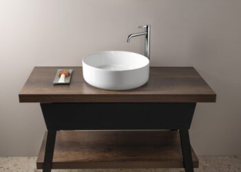SAPHO - FIASTRA keramické umývadlo na dosku, priemer 40cm, biela FT801