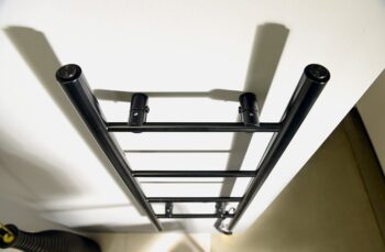 SAPHO - KARBO elektrický sušiak uterákov, guľatý, 400x1120, 87 W, čierna mat KB904