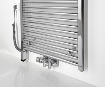 SAPHO - ONE D vykurovacia tyč s termostatom, 400 W, ľavá, chróm ONE-DL-C-400