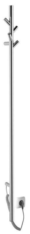 SAPHO - PASADOR elektrický sušiak uterákov, guľatý, 150x1500 30 W, leštená nerez ER175V