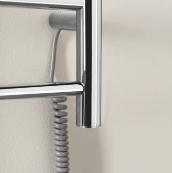 SAPHO - REDONDO elektrický sušiak uterákov, guľatý, 500x900 75 W, leštená nerez ER220V