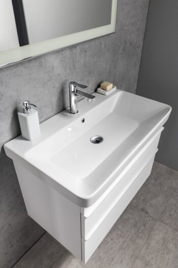 SAPHO - SITIA umývadlová skrinka 75,6x50x44,2cm, 2x zásuvka, dub strieborný SI080-1111