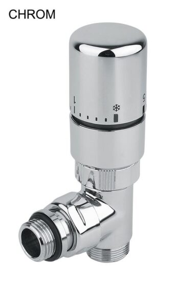 SAPHO - TWIN termostatická pripojovacia súprava ventilu pre stredové pripojenie, pravá, chróm CP3010