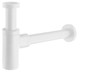 SAPHO - Umývadlový sifón 5/4", odpad 32, guľatý, biela mat SI514