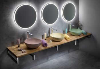 SAPHO - VISO guľaté zrkadlo s LED osvetlením, ø 60cm VS060