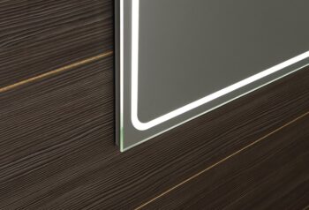 SAPHO - Zrkadlo GEMINI s LED osvetlením 90x90cm GM092