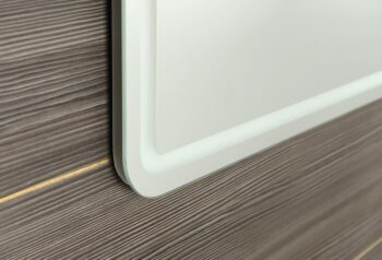 SAPHO - Zrkadlo NYX s LED osvetlením 80x80cm NY080