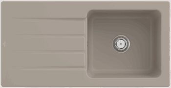 VILLEROY & BOCH VILLEROY & BOCH - Keramický drez Villeroy & Boch Architectura 60, 336001AM, Almond 336001AM