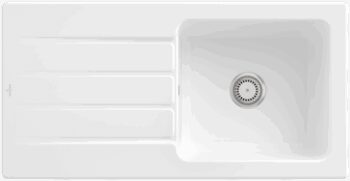 VILLEROY & BOCH VILLEROY & BOCH - Keramický drez Villeroy & Boch Architectura 60, 336001RW, Stone White 336001RW