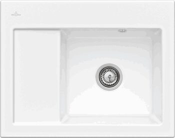 VILLEROY & BOCH VILLEROY & BOCH - Keramický drez Villeroy & Boch Subway 45 Compact, 331301R1 White Alpin 331301R1
