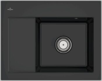 VILLEROY & BOCH VILLEROY & BOCH - Keramický drez Villeroy & Boch Subway 45 Compact, 331301R7, Pure Black 331301R7