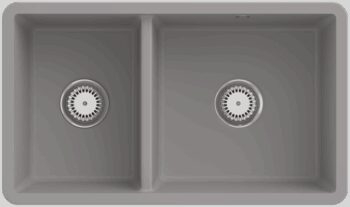 VILLEROY & BOCH VILLEROY & BOCH - Keramický drez Villeroy & Boch podstavný Subway 80 U, 338801KD, Fossil 338801KD