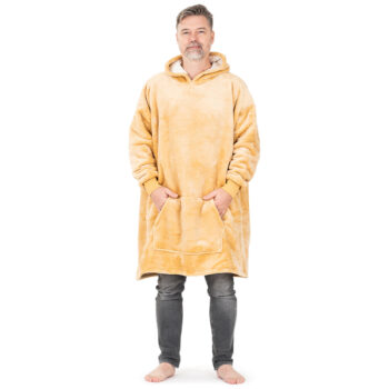 4Home Baránková mikina mikroplyš Beige, uni L - pánske