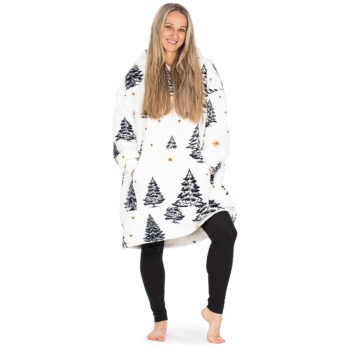 4Home Baránková mikina mikroplyš Frosted Trees, uni L - pánske