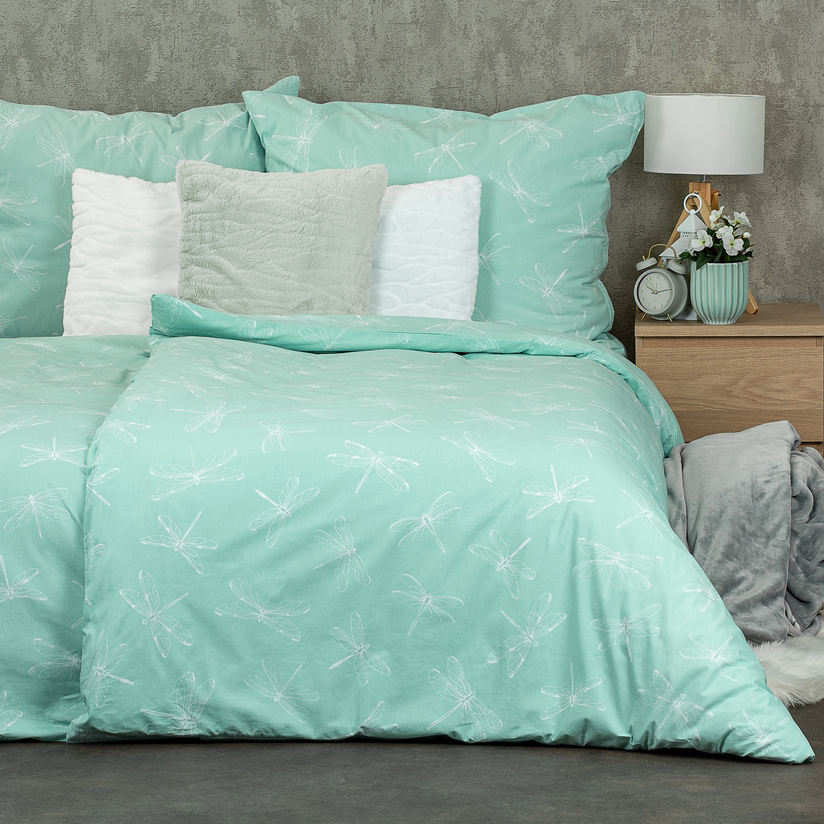 4Home Bavlnené obliečky Dragonfly, 140 x 200 cm, 70 x 90 cm 4Home Bavlnené obliečky Dragonfly, 140 x 200 cm, 70 x 90 cm