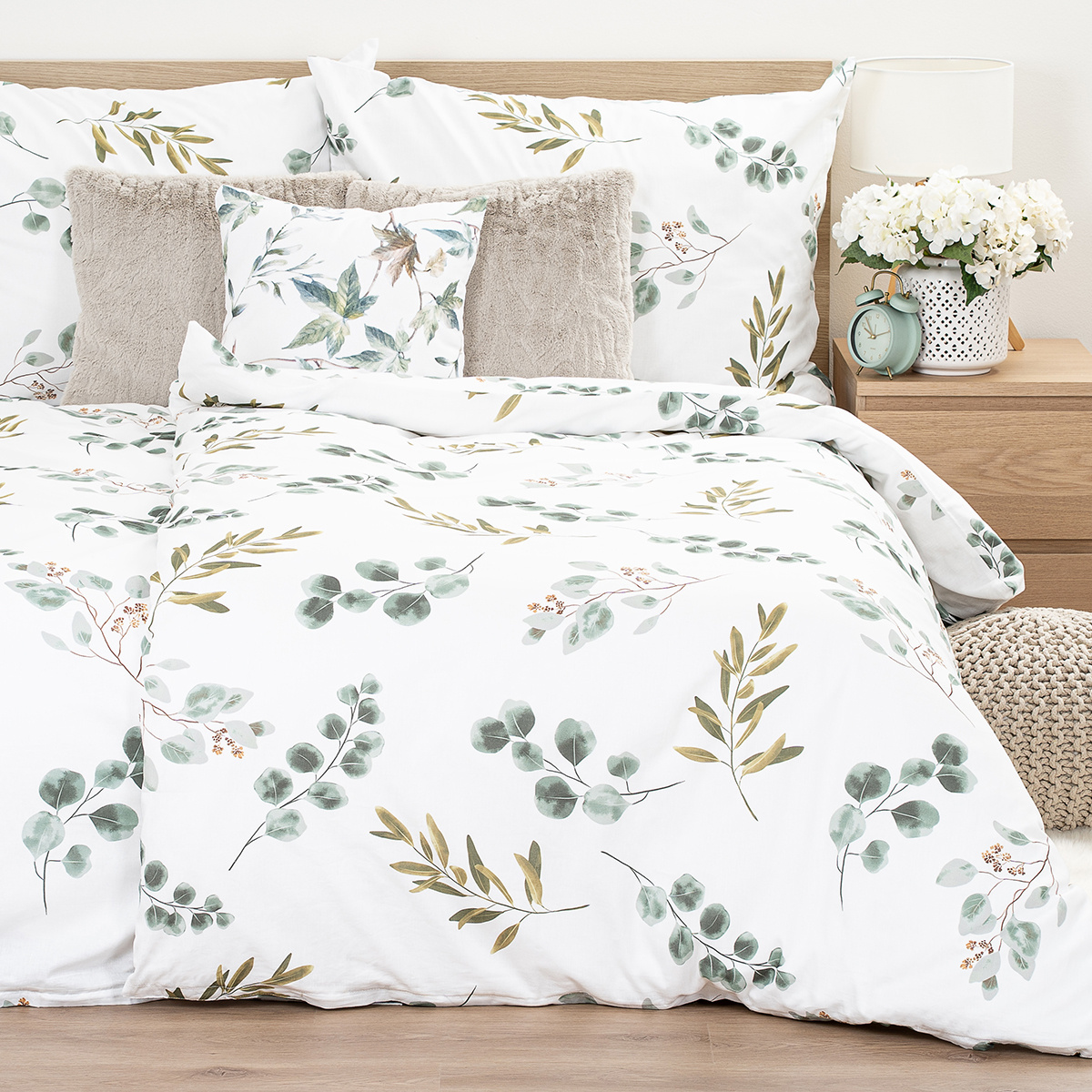 4Home Bavlnené obliečky Eukalyptus, 220 x 200 cm, 2 ks 70 x 90 cm 4Home Bavlnené obliečky Eukalyptus, 220 x 200 cm, 2 ks 70 x 90 cm
