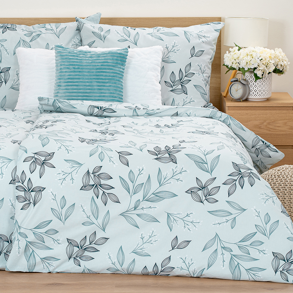 4Home Bavlnené obliečky Frosty Leaves, 140 x 200 cm, 70 x 90 cm 4Home Bavlnené obliečky Frosty Leaves, 140 x 200 cm, 70 x 90 cm