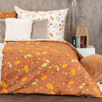 4Home Bavlnené obliečky Jeseň, 220 x 200 cm, 2 ks 70 x 90 cm