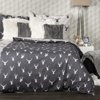 4Home Bavlnené obliečky Reindeer, 140 x 220 cm, 70 x 90 cm